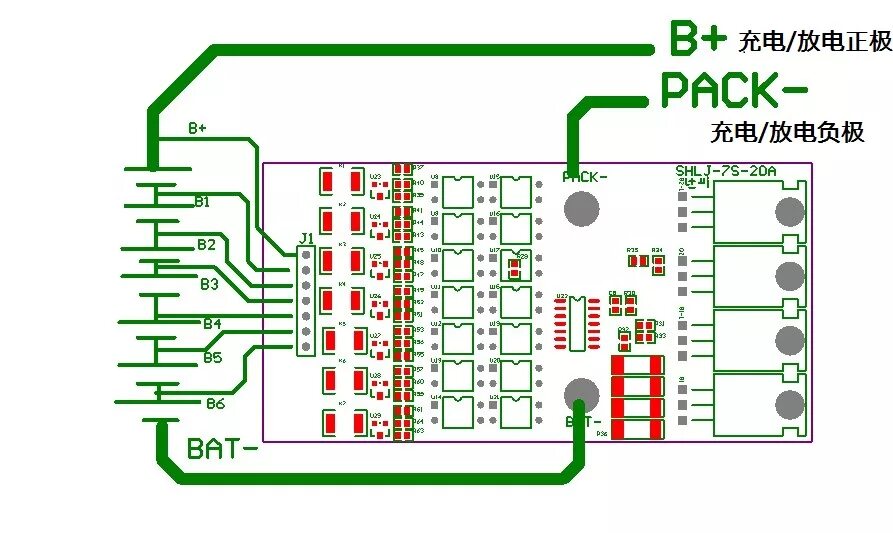 Распайка bms Купить 7S Li-ion BMS плата защиты 24В - Электровелосипед и комплектующие можно к