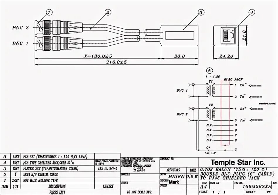 Распайка bnc Phase I Macintosh Modem Cable Pinout Description Images and Photos finder