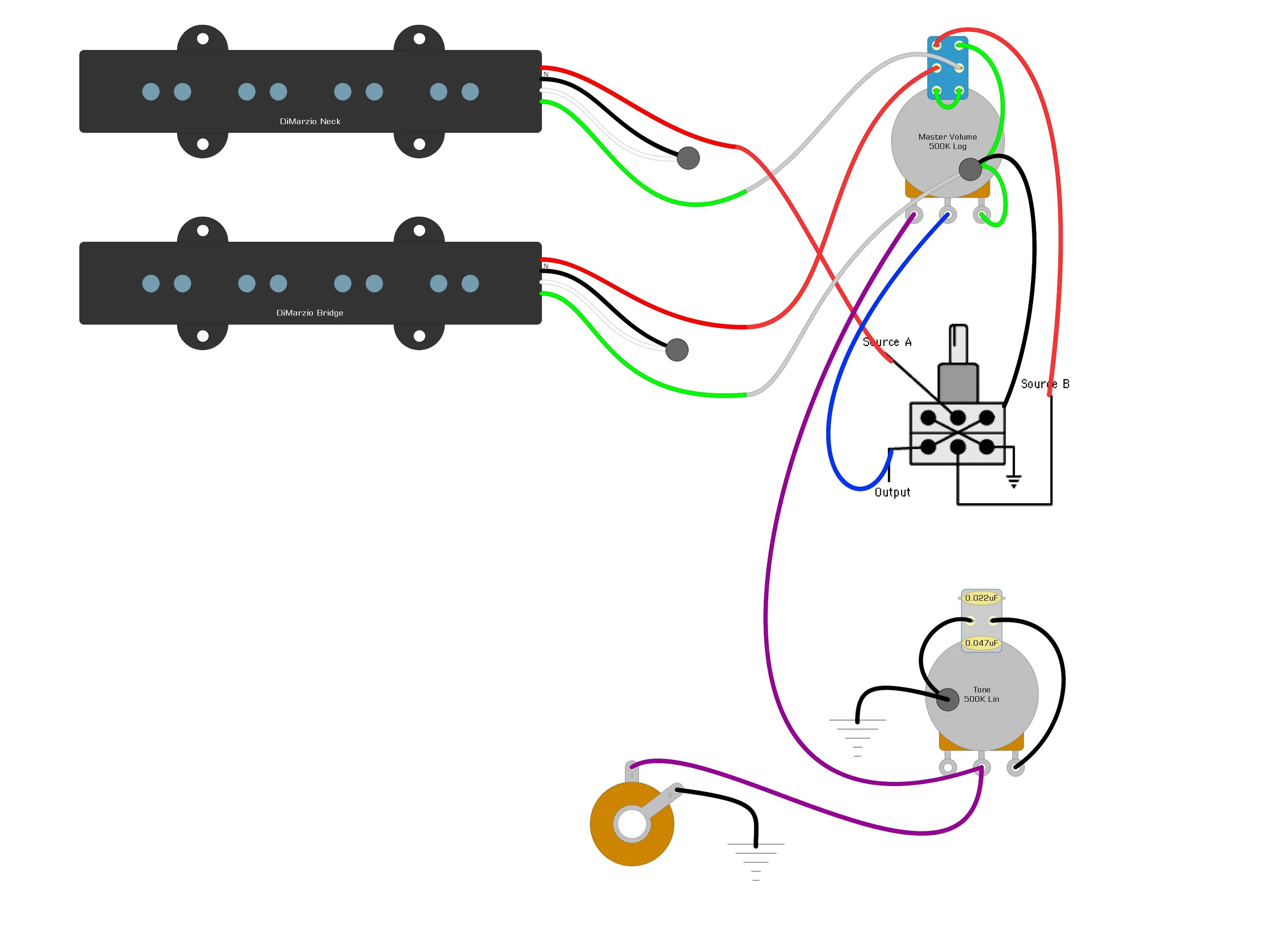 Распайка dimarzio pick ups - DiMarzio Bass Pickups - Music: Practice & Theory Stack Exchange