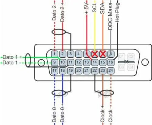 Распайка dvi ЖК-дисплеи и мониторы - 4PDA