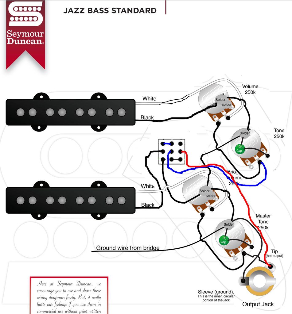 Распайка джаз бас Schematic for Bass - Album on Imgur