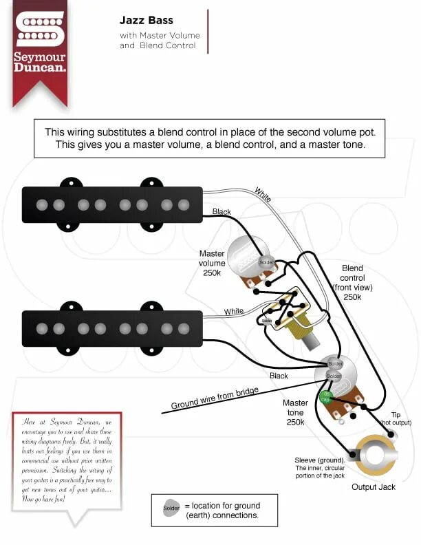 Распайка джаз бас Stack knob Jazz Bass TalkBass.com