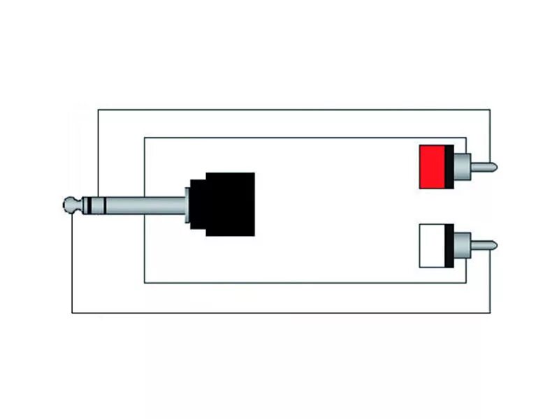 Распайка джек тюльпан ProCab CLA719/3 - Jack 6,3 - 2x RCA - 3m JACK 6.3 - RCA Velkoobchodní portál Mus