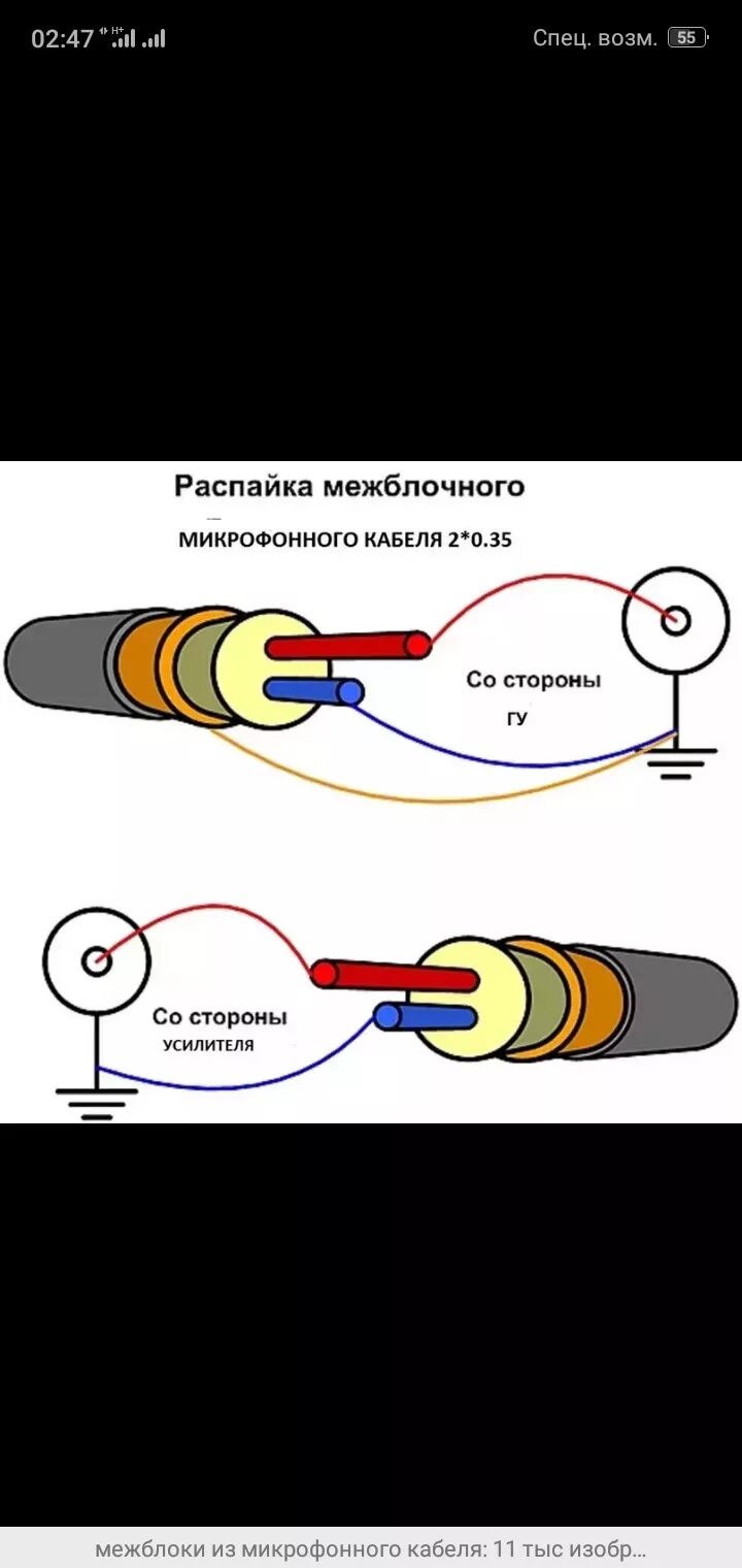 Распайка экрана межблочного кабеля Hend maid. Межблоки из микрофонного кабеля. - Honda Odyssey (1G), 2,3 л, 1997 го