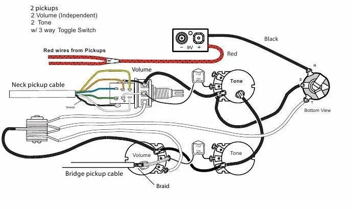 Распайка emg EMG 8189 - схема для чайников - распайка - equipment.others - Форум гитаристов