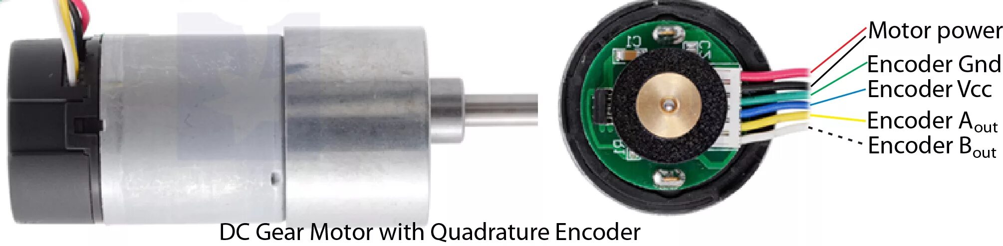 Распайка энкодера Quadrature encoder signal from dc motor is very noisy - Robotics Stack Exchange