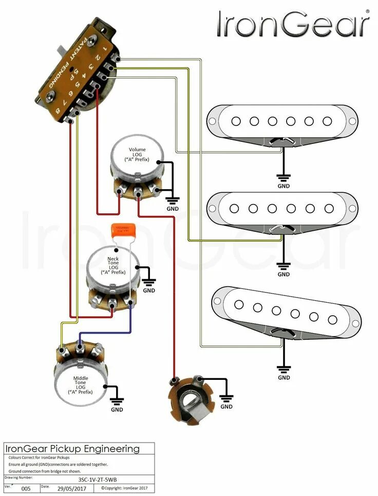 Распайка фендер стратокастер Fender 5 Way Switch Diagram Fender stratocaster, Diagram design, Wire