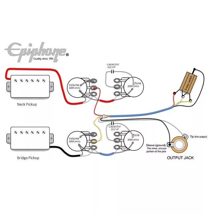 Распайка gibson Схема распайки gibson sg