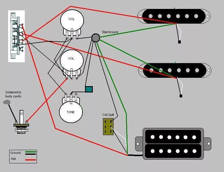 Распайка hss HSS wiring troubles GuitarNutz 2