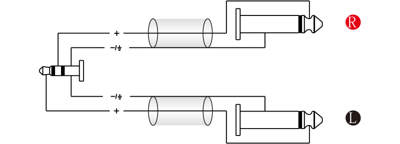 Распайка jack jack mono ROXTONE RAYC130/3 Аудио-кабель (3,5мм cтерео Jack - 2 х 6,3мм моно Jack), 3 м. к