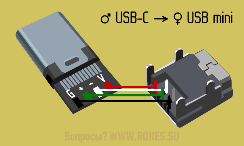 Распайка кабеля usb type c 4 контакта USB 3.1 Type-C. Коротко, ясно, детально Электронная схема, Электротехника, Элект