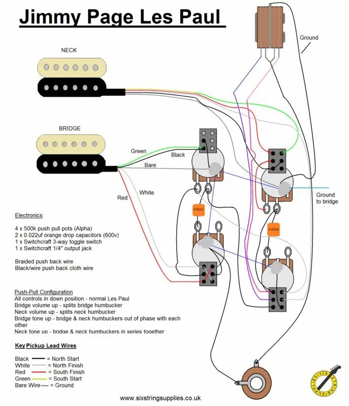 Распайка les paul Jimmy Page Wiring Guitar fretboard, Music theory guitar, Guitar tech