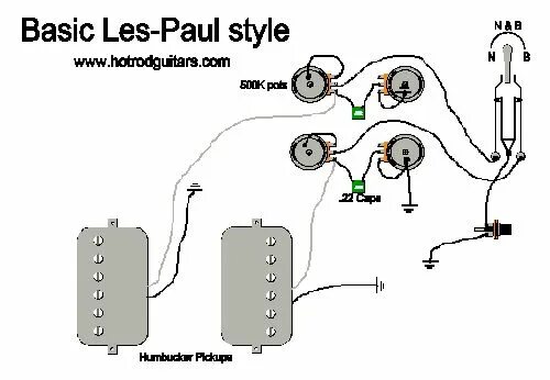 Распайка les paul Les Paul Wiring Diagram - http://www.automanualparts.com/les-paul-wiring-diagram