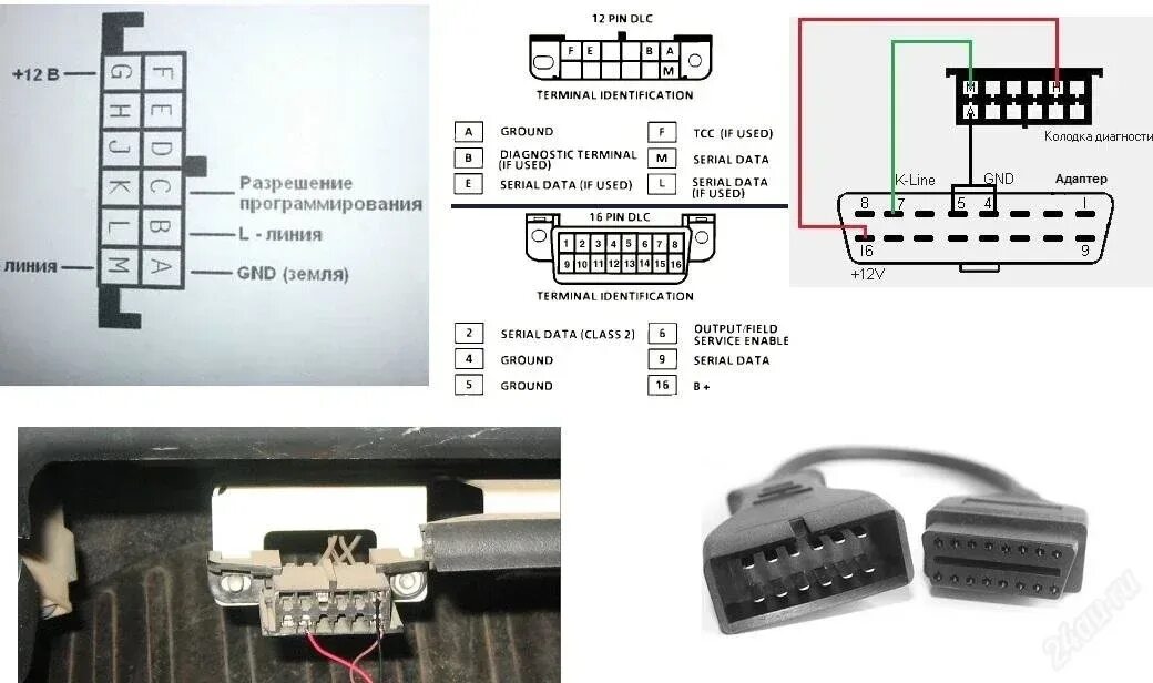 Распайка obd2 Распиновка obd2 разъема ваз 2114 59 фото - KubZap.ru