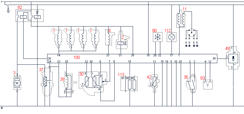 Распайка опель разметка pdf Схема подключения Motronic ML 4.1 - Opel Corsa B, 2 л, 1999 года электроника DRI