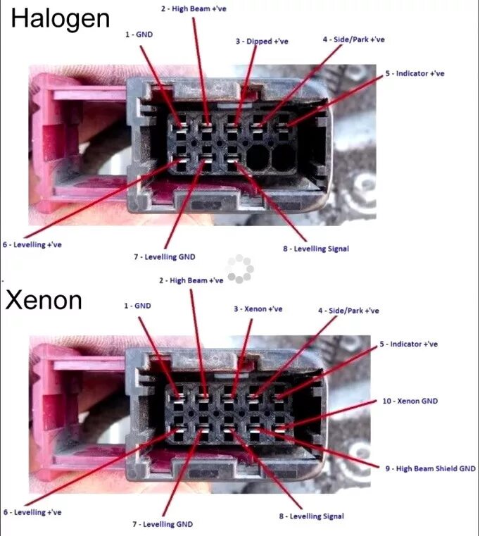 Распайка опель разметка pdf № 28 Штатный Bi-Xenon или замена головной оптики - Opel Astra H, 1,8 л, 2010 год