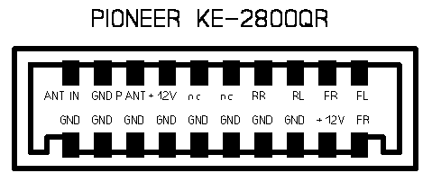 Распайка pioneer разъемы автомагнитол