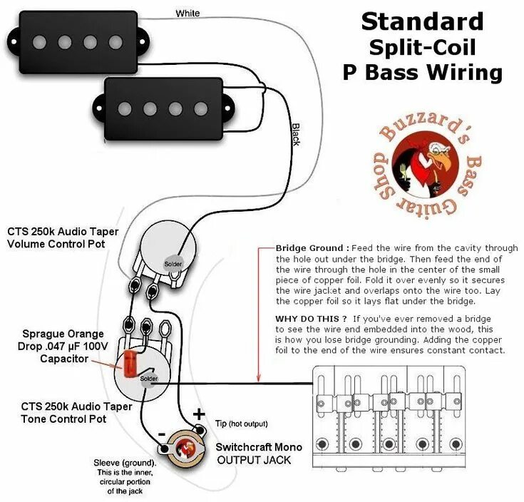 Распайка пресижн бас p-bass-wiring-diagram-When-the-electrical-source-originates-at-a-light-fixture-a