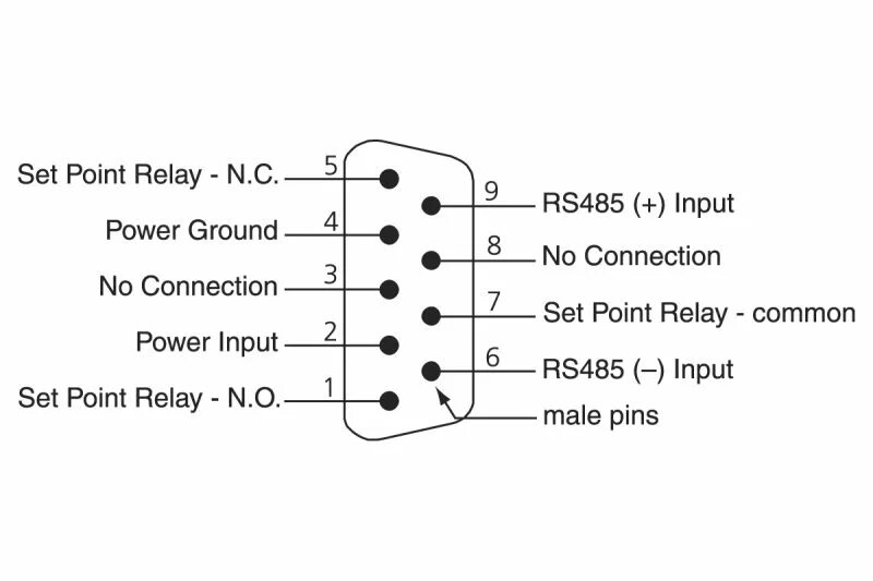 Распайка rs485 на db9 355 Micro-Ion Hot Cathode Vacuum Transducer