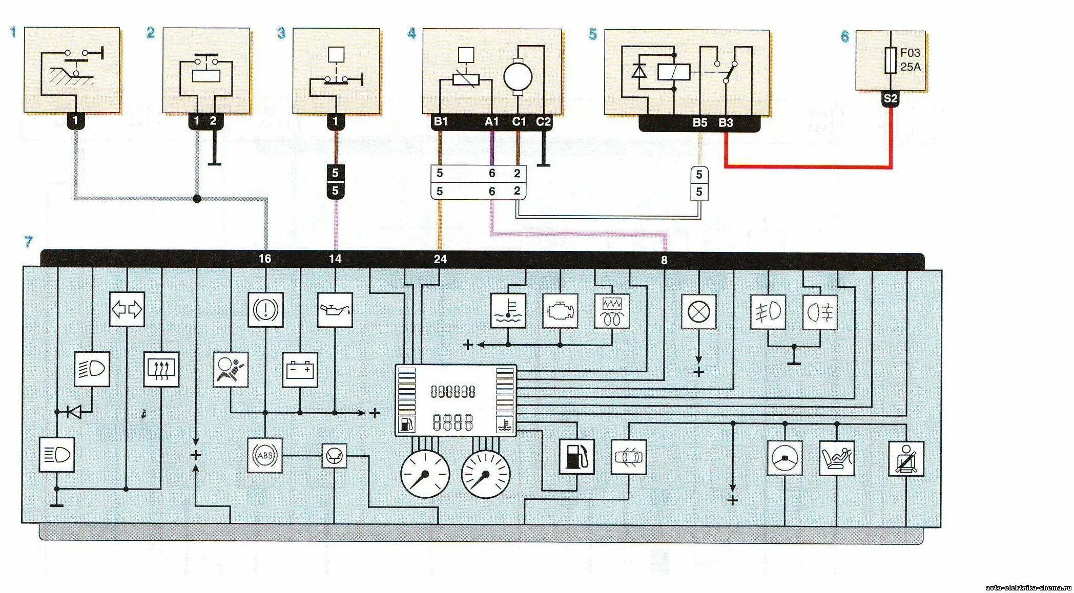 Распайка щитка приборов логан 1 Схема соединений указателя уровня топлива Renault Logan Floor plans, Diagram, Vi