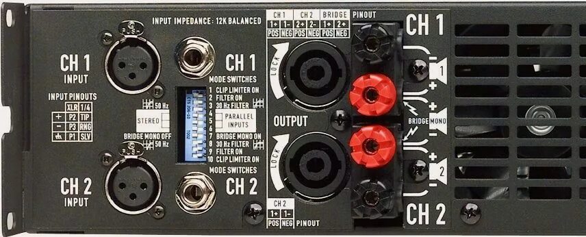 Распайка спикона колонки File:Connectors of a QSC PLX2402 professional PA Power Amplifier.jpg - Wikipedia