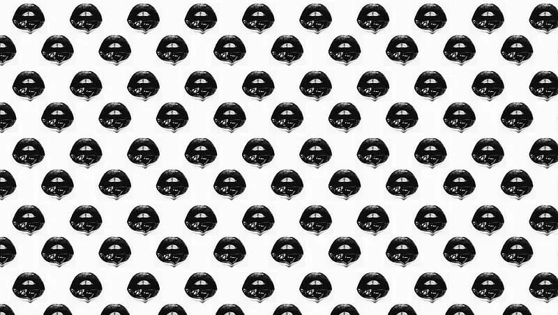 Распечатать черно белое фото Pattern, mouth, bw, texture, black, white, lips, HD wallpaper Peakpx