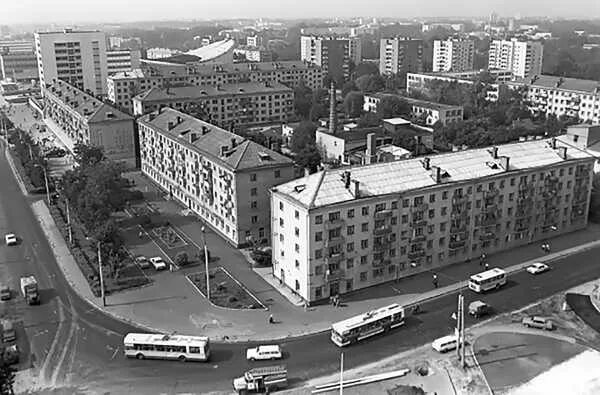 Распечатать фото брянск советский Вид на город с гостиницы "Брянск". 1986 год.