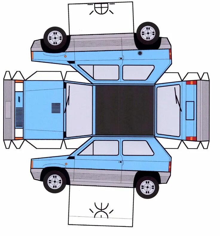 Распечатать самоделки COCHES Y CAMIONES RECORTABLES Coche de cartón, Carritos de carton, Sobres de pap