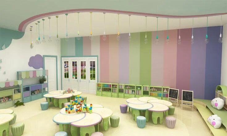 Распечатать центры детский сад оформление Kindergarten interior design- Graduation Project on Behance Kindergarten interio