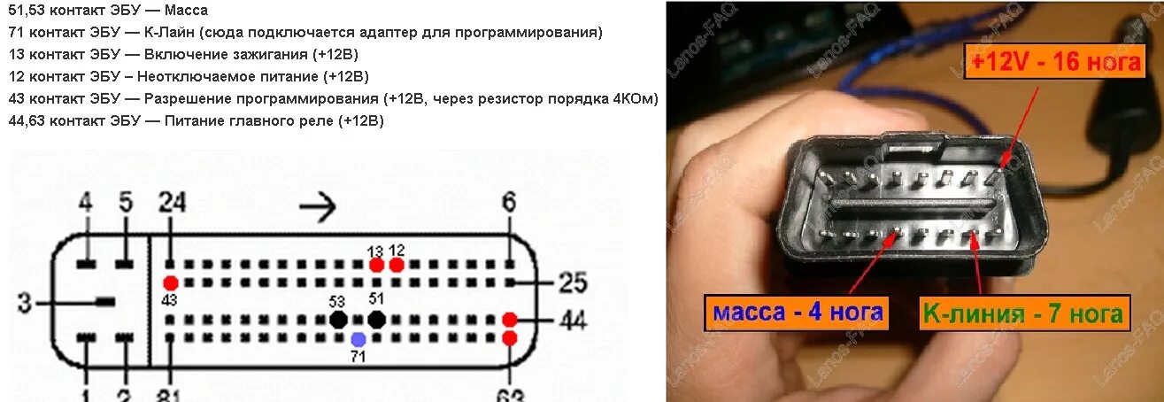 Распиновка 12.3 Чип тюнинг ВАЗ - Lada 21074, 1,6 л, 2007 года тюнинг DRIVE2