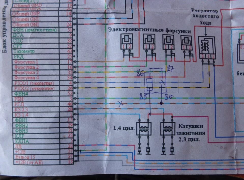 Распиновка 406 инжектор косяк с микас 7.1 - ГАЗ Соболь, 2,3 л, 2003 года своими руками DRIVE2