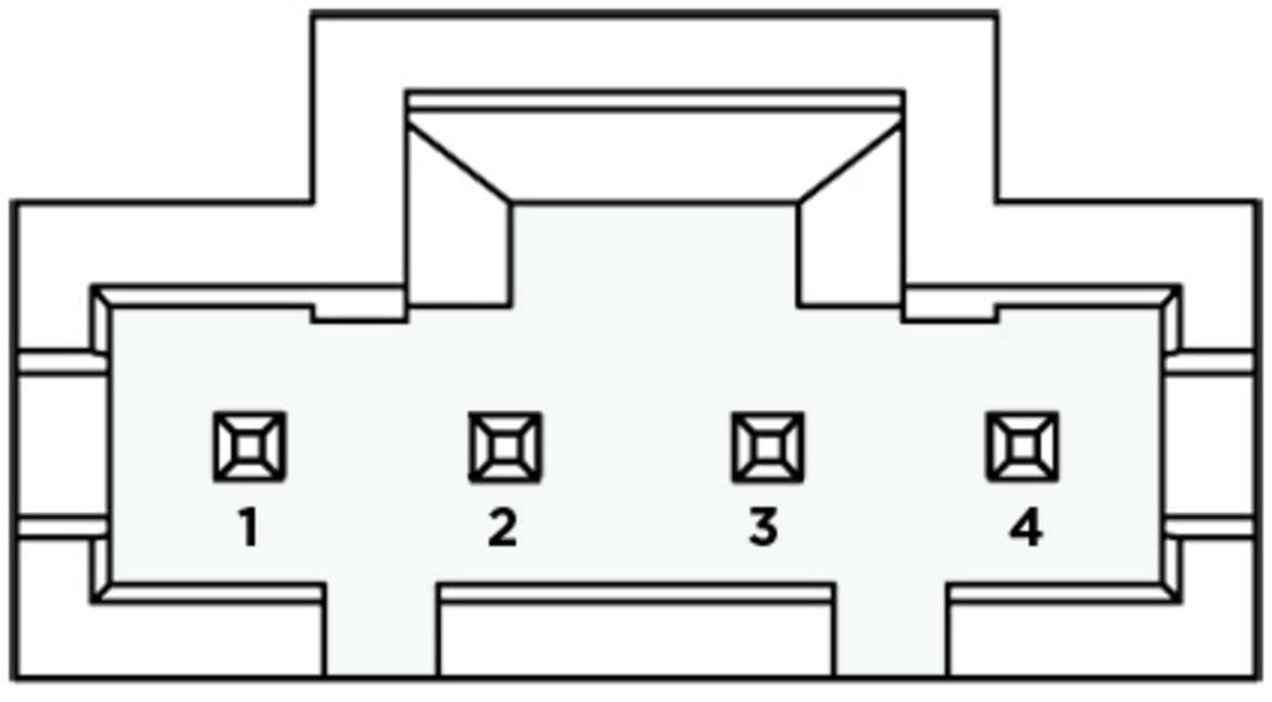 Распиновка 4х контактного Pinout Touchscreen Controller