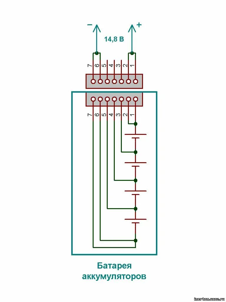 Распиновка акб Литий-йонная аккумуляторная батарея для питания велофары - Самоделки - Велосипед