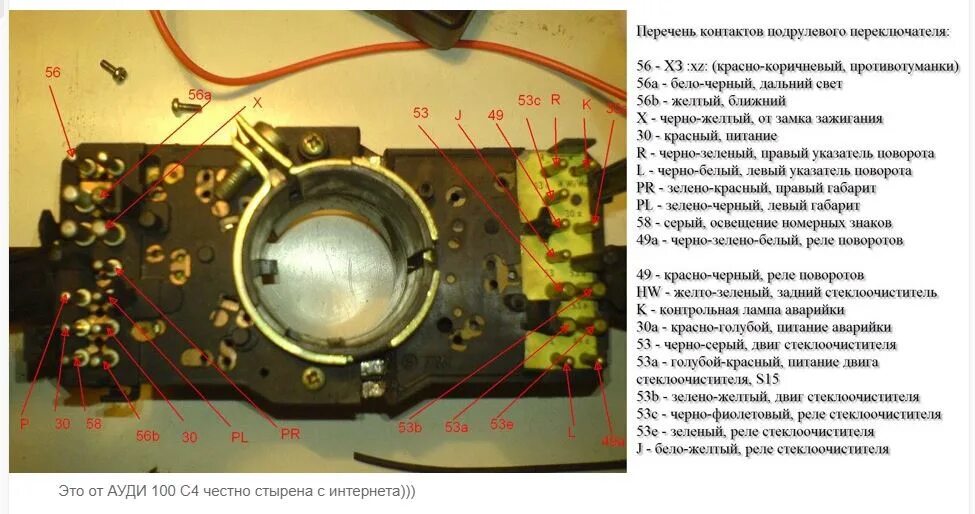 Распиновка ауди 100 Подключение передних противотуманных фар (ПТФ) на Ауди 100 С4 - Audi 100 Avant (