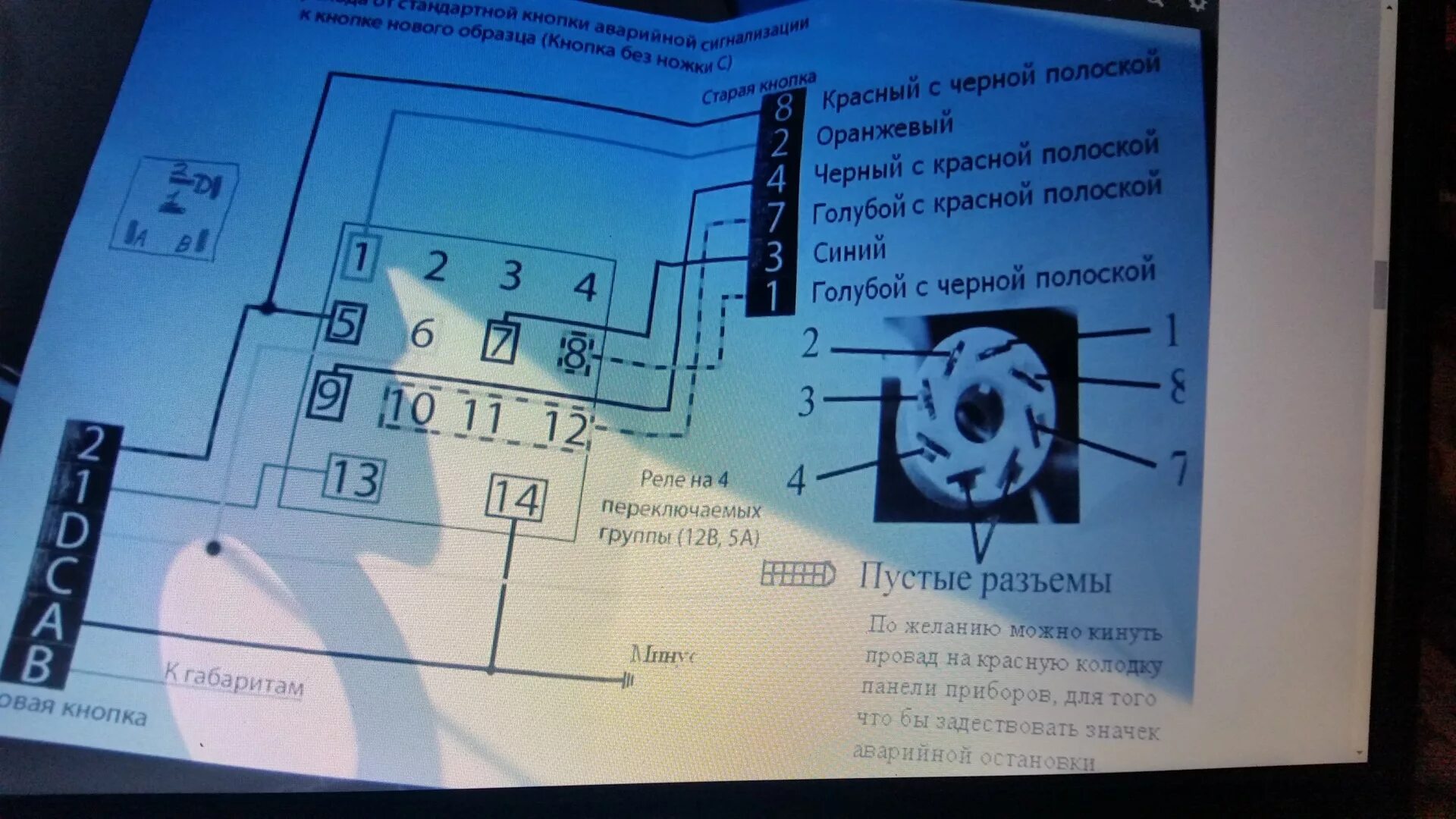 Распиновка аварийки ваз Евро аварийка - Lada 2114, 1,6 л, 2009 года другое DRIVE2