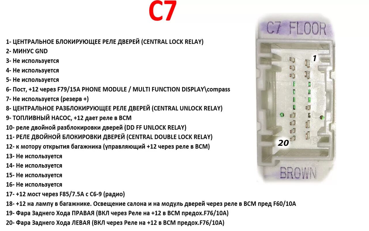 Распиновка bcm Распиновка BCM - DRIVE2