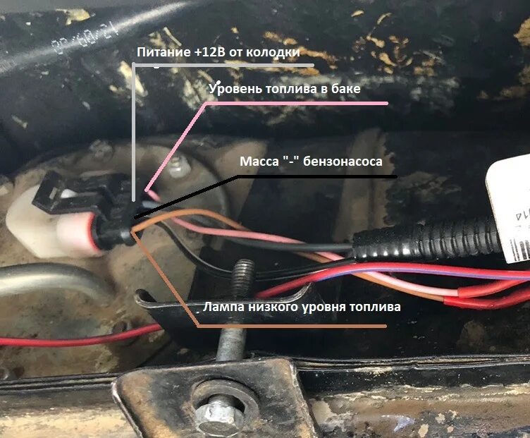 Распиновка бензонасоса ваз Инжектор.Топливные магистрали, бак. - Lada 21073, 1,5 л, 2002 года своими руками
