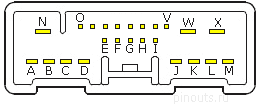 Распиновка бк мазда 3 Pinouts by Connector @ Pinouts.ru