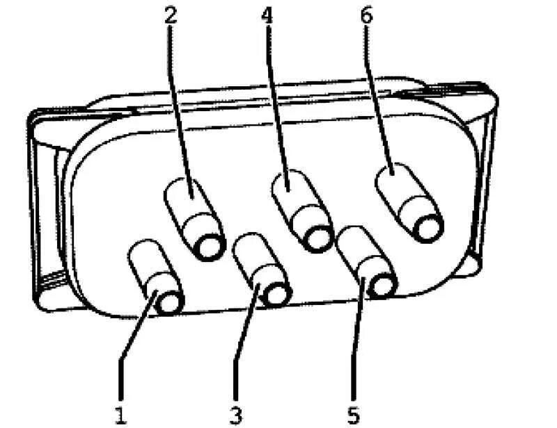 Распиновка блока клапанов Фольксваген Пассат Б6. Система рециркуляции ОГ. Volkswagen Passat B6 / 9ec8a6