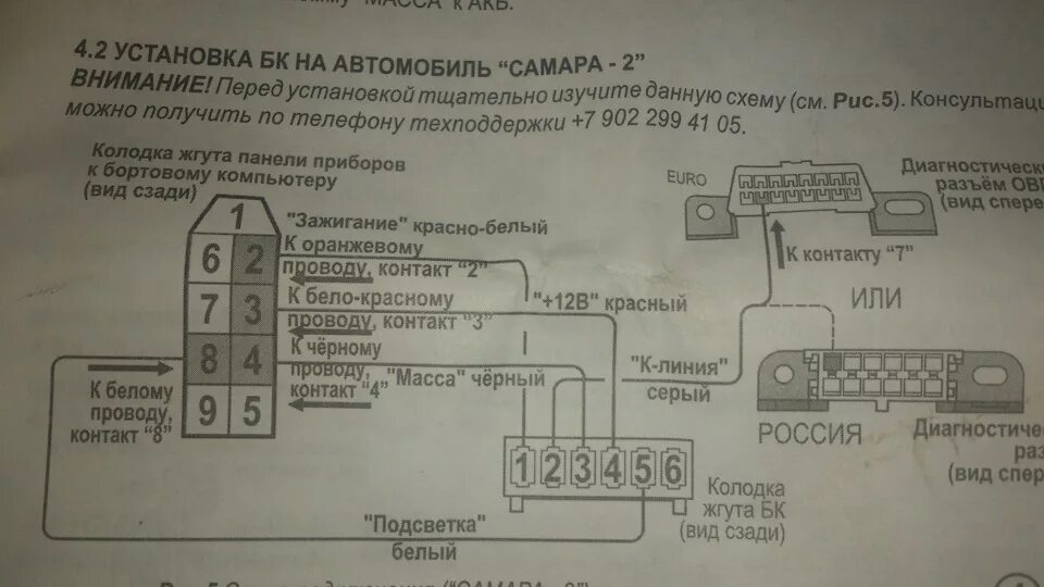 Распиновка бортового компьютера 49. Бк Штат Х1-М универсал, установка. - Lada 2114, 1,5 л, 2004 года аксессуары 