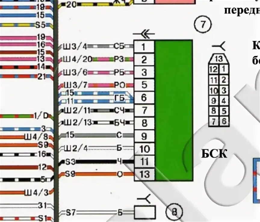 Распиновка бск ваз 2110 схема подключения Схема и распиновка бортовой системы контроля БСК ВАЗ-2113, 2114 и 2115 - DRIVE2