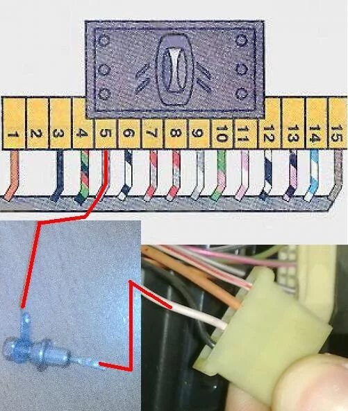 Распиновка бск ваз 2110 схема подключения проводов Сигнализатор не выключенных габаритов 2110 - Lada 21102, 1,5 л, 2003 года тюнинг