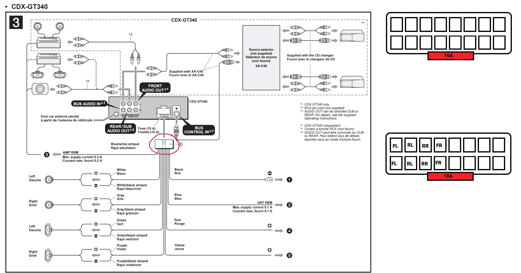 Распиновка cdx Bus audio in что это такое на магнитоле sony - фото - АвтоМастер Инфо