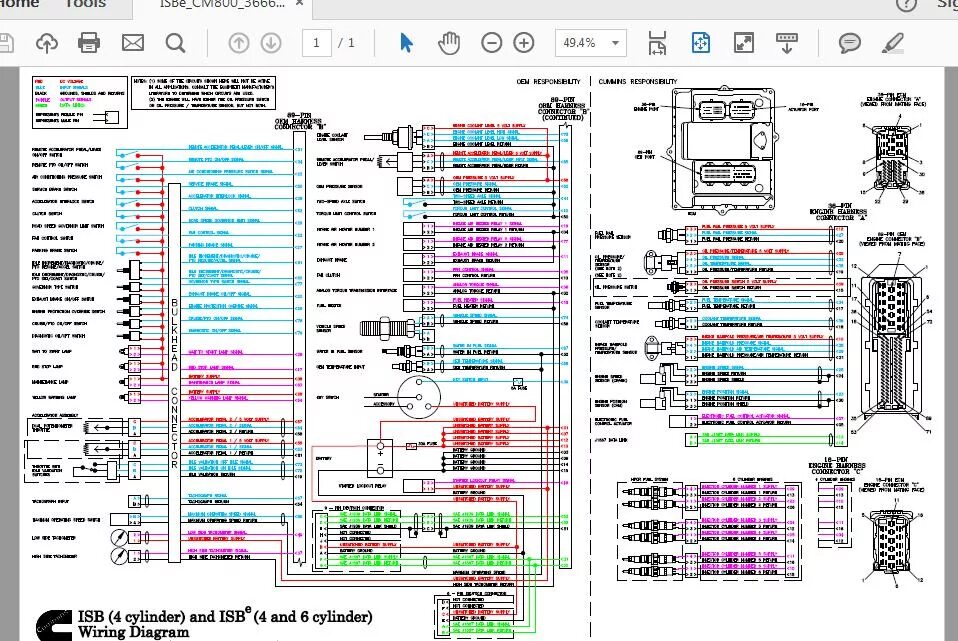 Распиновка cummins Cummins Midrange Wiring Diagrams Manual Auto Repair Manual Forum - Heavy Equipme