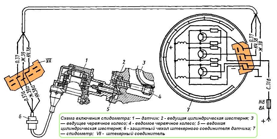 Распиновка датчика камаз Контрольно-измерительные приборы МАЗа