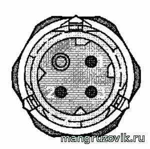 Распиновка датчика скорости камаз MAN TGA описание работы,характеристика и распиновка датчика частоты вращения - И