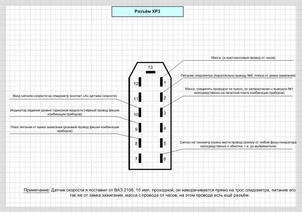 Распиновка датчиков газель Ремонт переключателя поворота и тахометра - ГАЗ 2410, 2,3 л, 1991 года своими ру