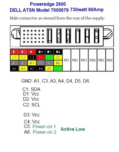 Распиновка dell Converting Dell Server PSU to benchtop supply diyAudio