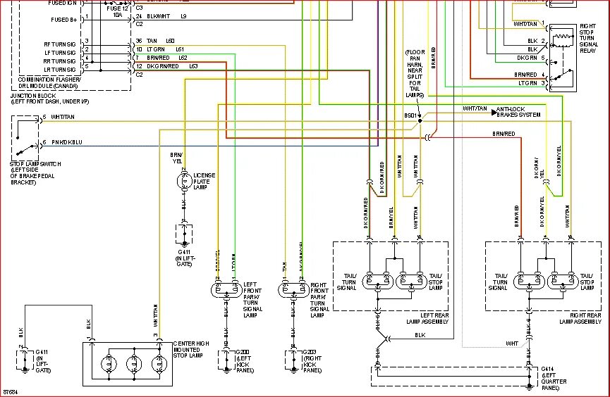 Распиновка додж караван 2001 dodge caravan wiring diagram LkbAuto.ru