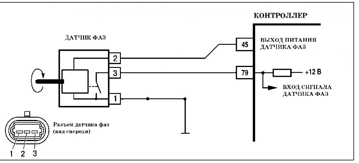 Распиновка дпрв Восстановление датчика фаз - ЗАЗ Chance, 1,3 л, 2011 года своими руками DRIVE2